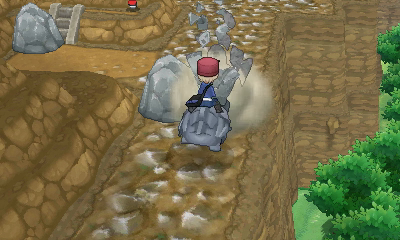 Ruta 9 (Paso de Rhyhorn) en Pokémon X e Y — captura 1 Ruta 9 (Paso de Rhyhorn) en Pokémon X e Y — captura 1