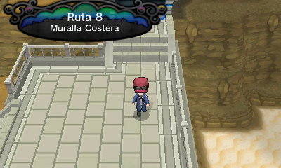 Ruta 8 (Muralla Costera) (2ª visita) en Pokémon X e Y — captura 1