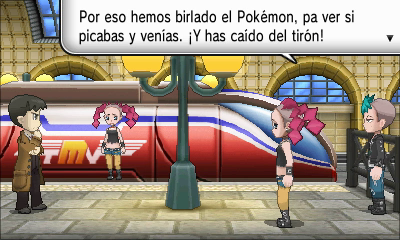 El detective, la turista y la banda en Pokémon X e Y — captura 2