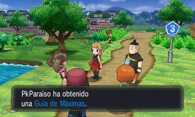 Ruta 3 (Senda Despejada) en Pokémon X e Y — captura 2 Ruta 3 (Senda Despejada) en Pokémon X e Y — captura 2