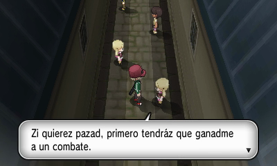 Handsome & Cía: Viven en los callejones en Pokémon X e Y — captura 2 Handsome & Cía: Viven en los callejones en Pokémon X e Y — captura 2