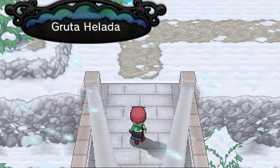 Gruta Helada en Pokémon X e Y — captura 1 Gruta Helada en Pokémon X e Y — captura 1