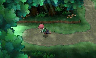 Ruta 20 (Bosque Errantes) en Pokémon X e Y — captura 1 Ruta 20 (Bosque Errantes) en Pokémon X e Y — captura 1