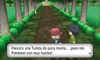 Ruta 6 (Alameda del Palacio) en Pokémon X e Y — captura 2 Ruta 6 (Alameda del Palacio) en Pokémon X e Y — captura 2