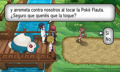 Ruta 7 (Paseo de la Ribera) (2ª visita) en Pokémon X e Y — captura 1 Ruta 7 (Paseo de la Ribera) (2ª visita) en Pokémon X e Y — captura 1