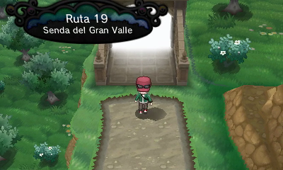Ruta 19 (Senda del Gran Valle) en Pokémon X e Y — captura 1
