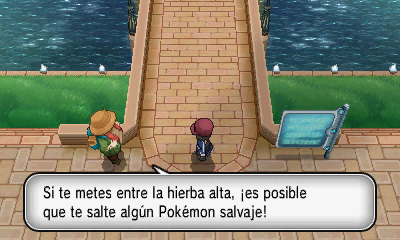 Pueblo Acuarela (2ª visita) en Pokémon X e Y — captura 2 Pueblo Acuarela (2ª visita) en Pokémon X e Y — captura 2