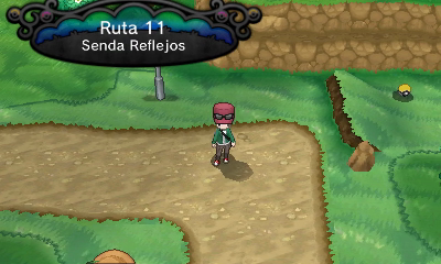 Ruta 11 (Senda Reflejos) en Pokémon X e Y — captura 1 Ruta 11 (Senda Reflejos) en Pokémon X e Y — captura 1