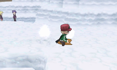 Ruta 17 (Sendero Mamoswine) en Pokémon X e Y — captura 2 Ruta 17 (Sendero Mamoswine) en Pokémon X e Y — captura 2
