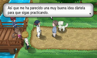 Ruta 7 (Paseo de la Ribera) (2ª visita) en Pokémon X e Y — captura 1 Ruta 7 (Paseo de la Ribera) (2ª visita) en Pokémon X e Y — captura 1