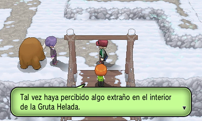 Gruta Helada en Pokémon X e Y — captura 2 Gruta Helada en Pokémon X e Y — captura 2