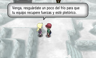 Gruta Helada en Pokémon X e Y — captura 2 Gruta Helada en Pokémon X e Y — captura 2