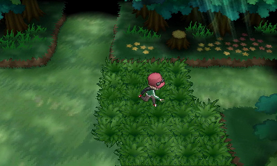 Ruta 20 (Bosque Errantes) en Pokémon X e Y — captura 1 Ruta 20 (Bosque Errantes) en Pokémon X e Y — captura 1