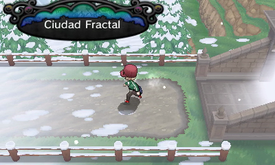Ciudad Fractal en Pokémon X e Y — captura 1