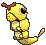 Sprite shiny de Caterpie