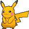 Sprite shiny de Pikachu