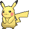 Sprite animado de Pikachu
