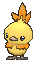 Sprite shiny de Torchic