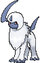 Sprite animado de Absol
