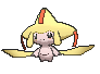 Sprite shiny de Jirachi