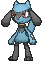 Sprite animado de Riolu