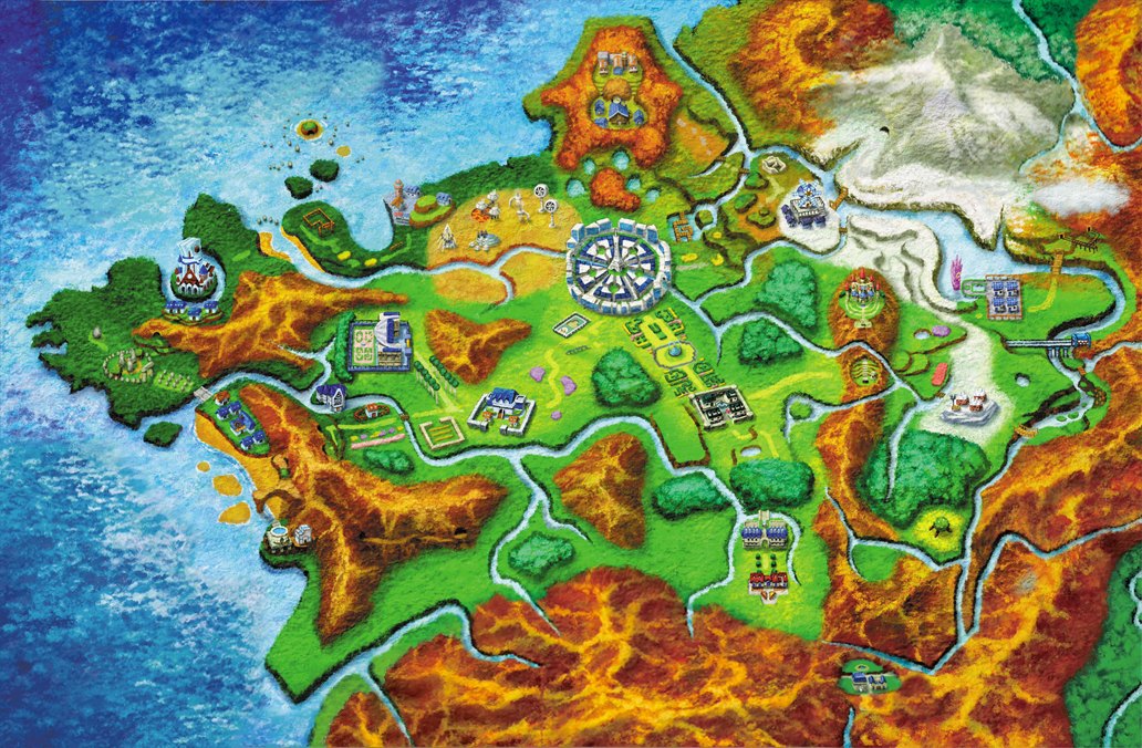Mapa de Kalos