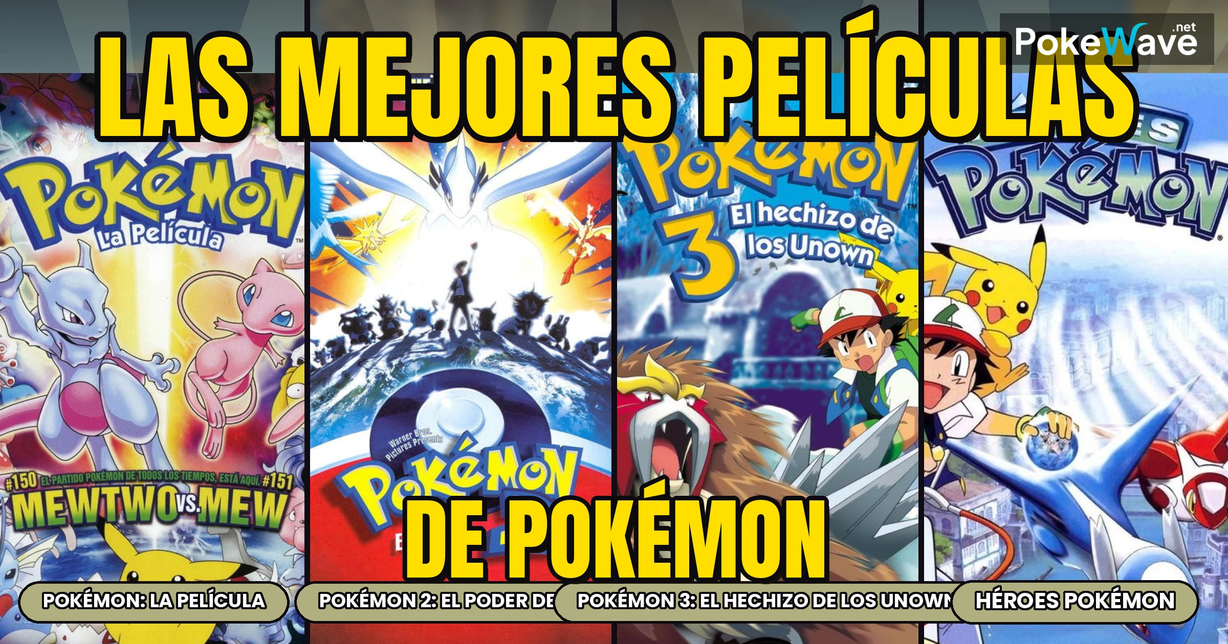 Mejores películas Pokémon: ranking de toda la franquicia cinematográfica