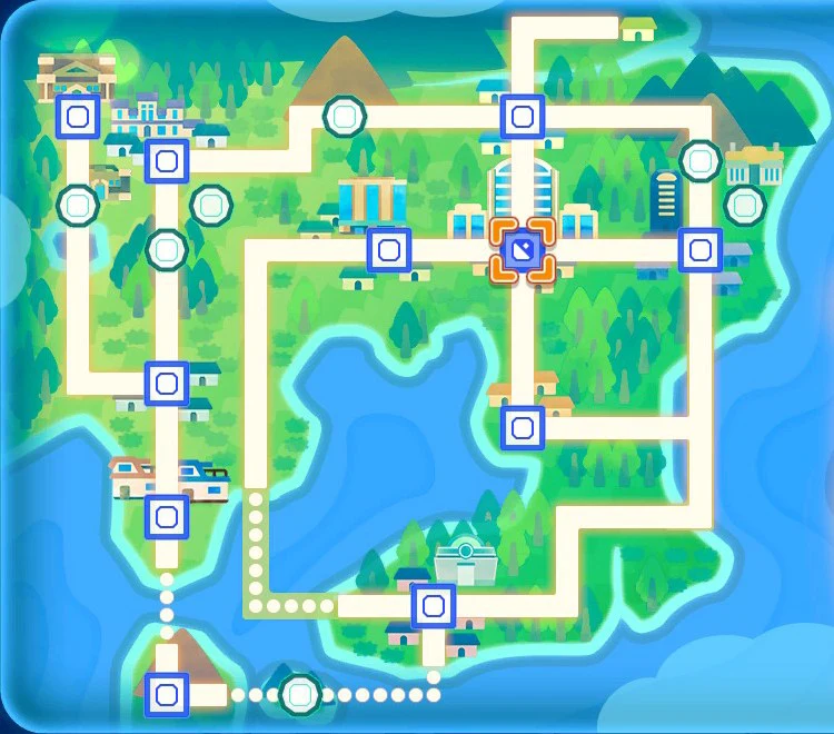 Mapa de Ciudad Azafrán