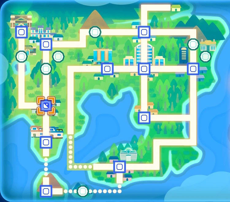 Mapa de Ciudad Verde
