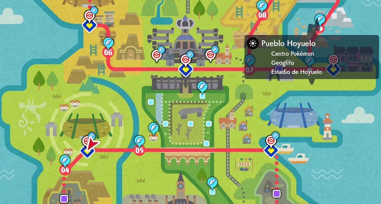 Mapa de Pueblo Hoyuelo