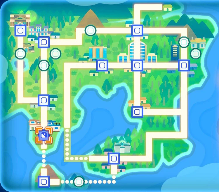 Mapa de Pueblo Paleta