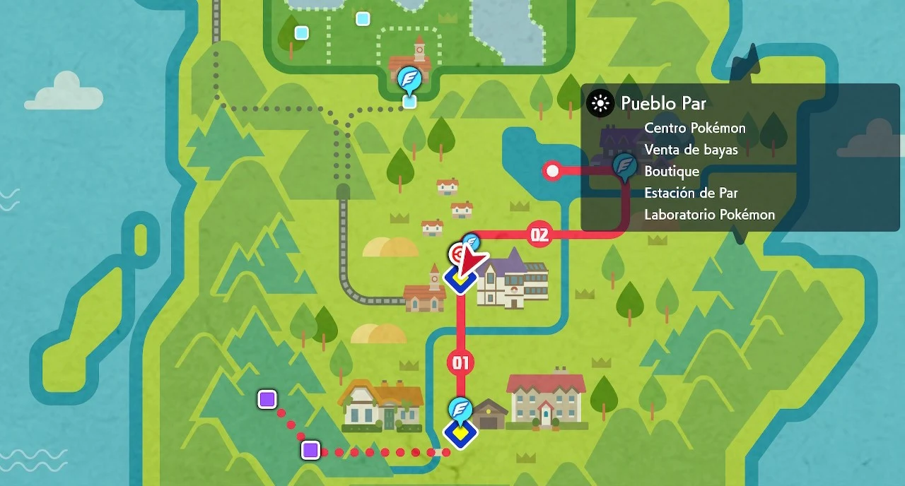 Mapa de Pueblo Par