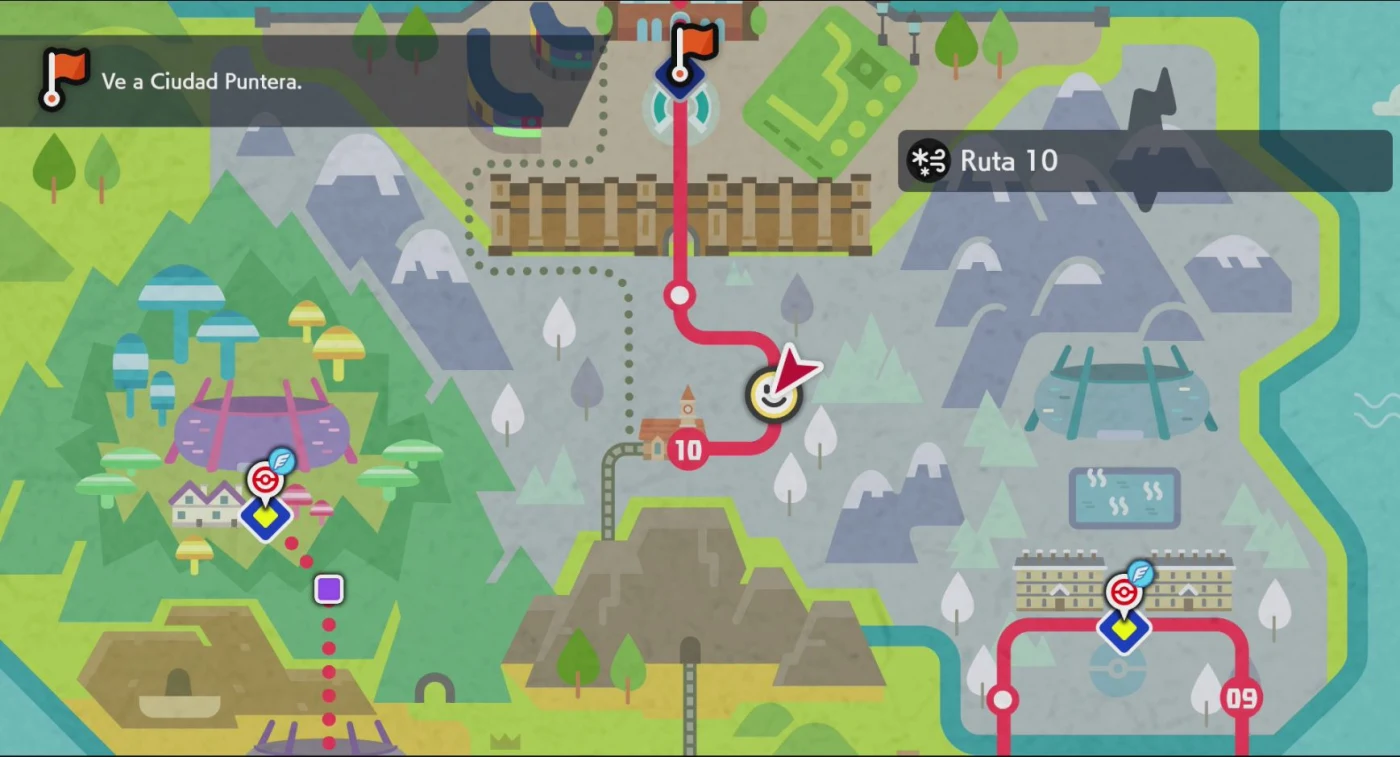 Mapa de Ruta 10