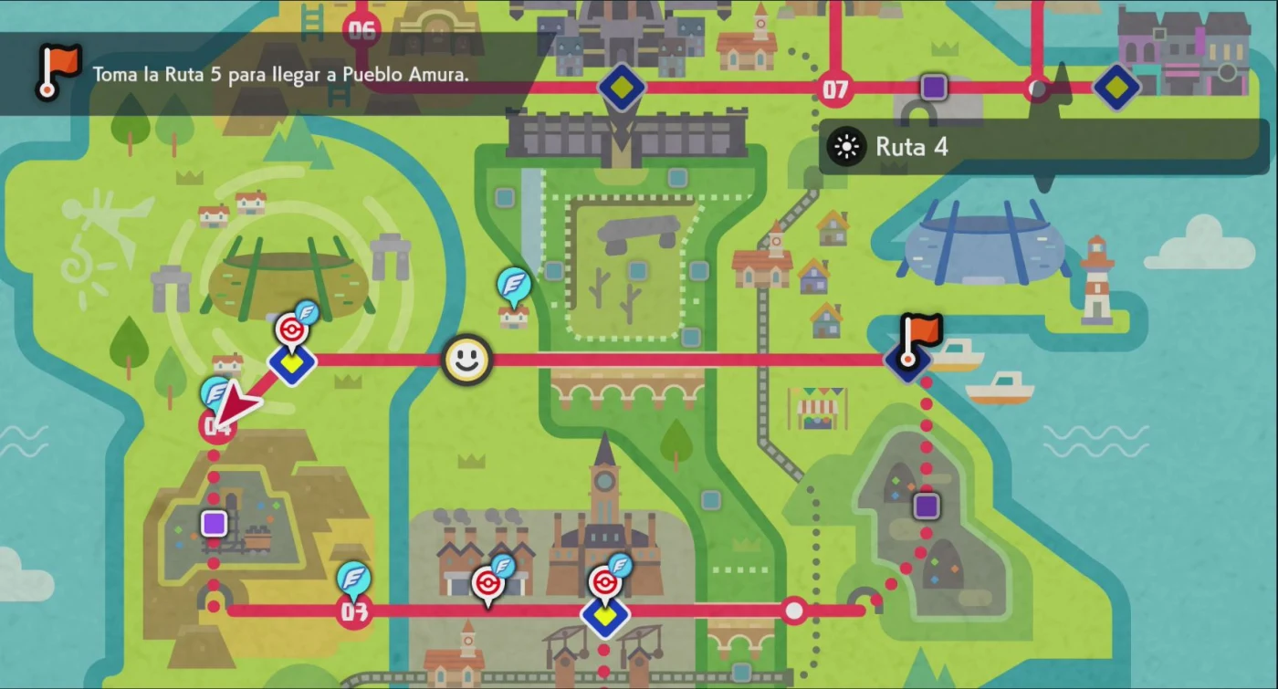 Mapa de Ruta 4
