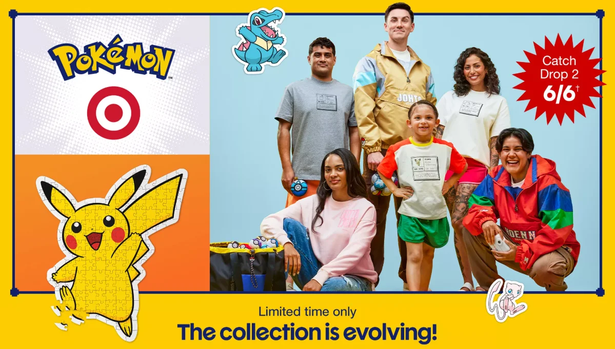 La segunda ola de mercancía de Target por el 30 aniversario de Pokémon llegará el 6 de junio — PokeWave