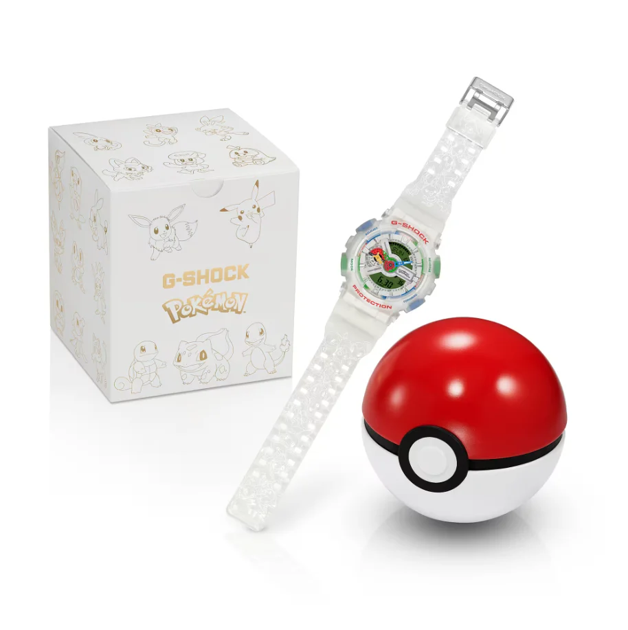 Pokémon G-Shock Poké Ball packaging and box