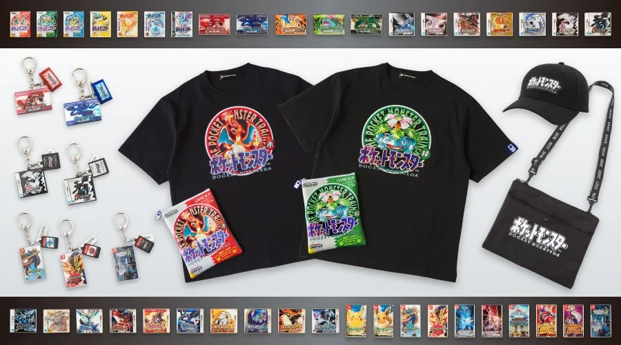 Pokémon 30th anniversary box art merch
