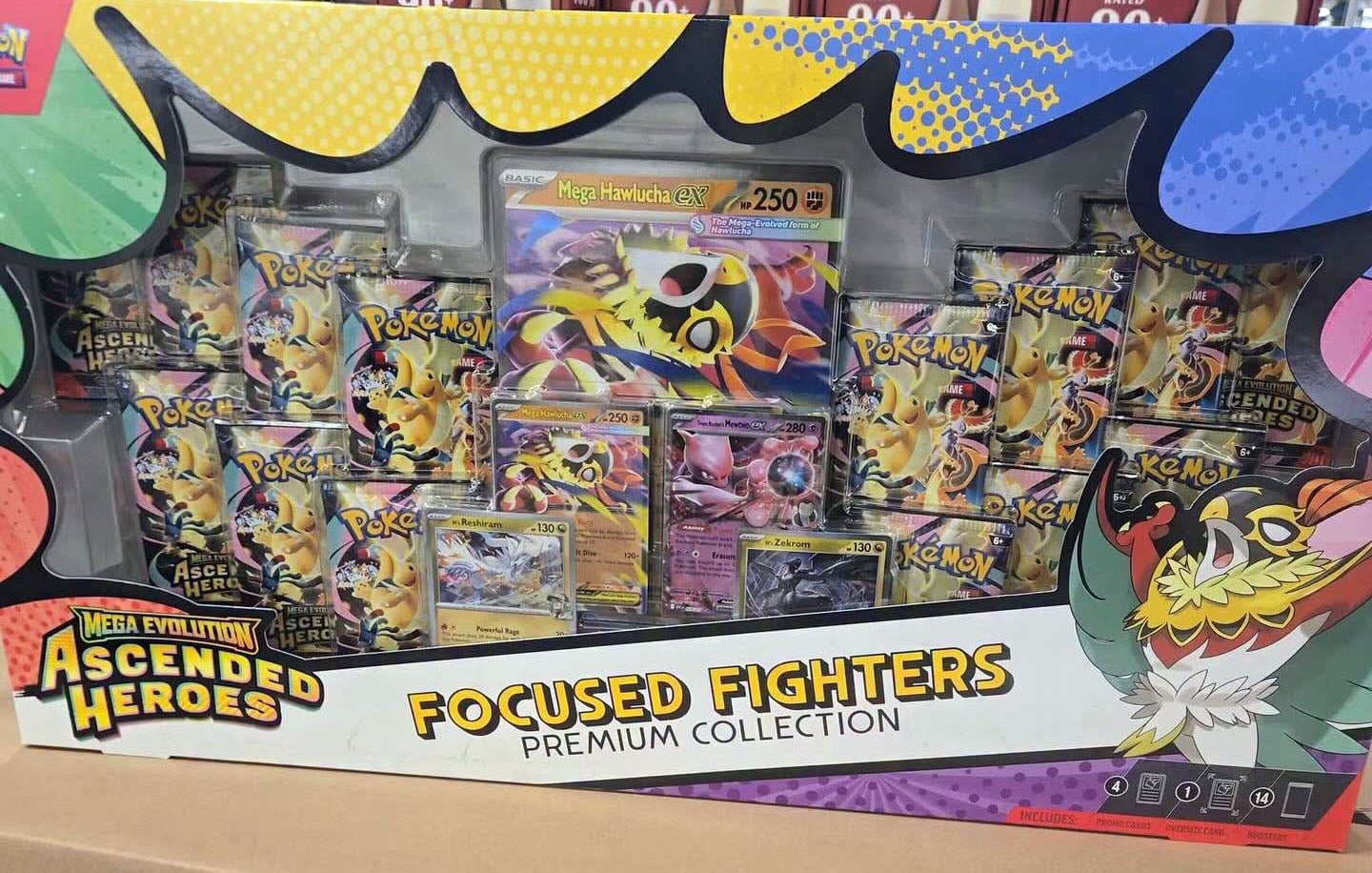 Nueva Colección de Cartas Pokémon: "Ascended Heroes Focused Fighters Premium Collection" llega a Sam's Club — PokeWave