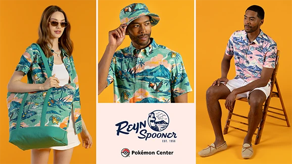 ¡Vístete con estilo veraniego! Nueva colección Reyn Spooner x Pokémon ya disponible — PokeWave