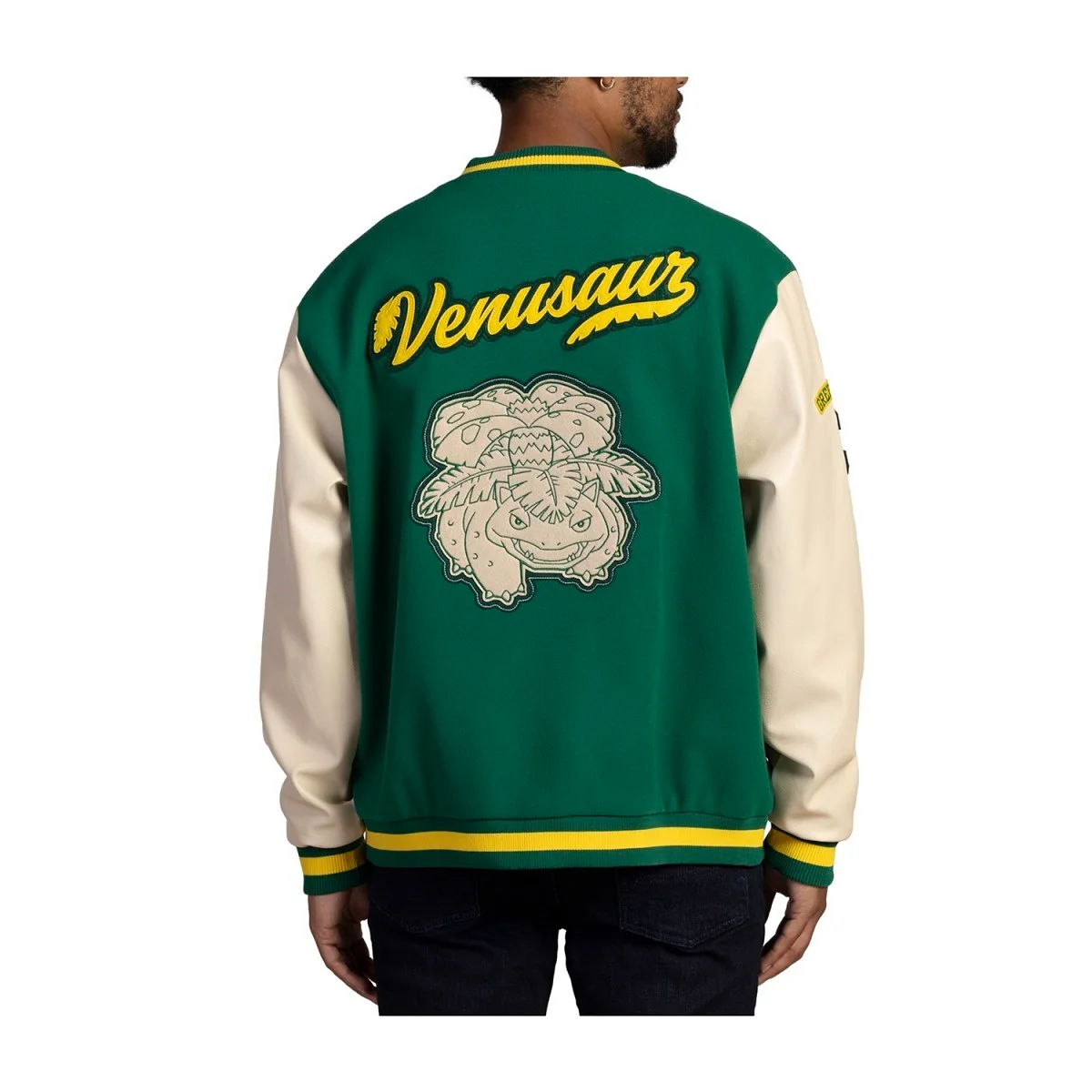 Venusaur varsity jacket (back)
