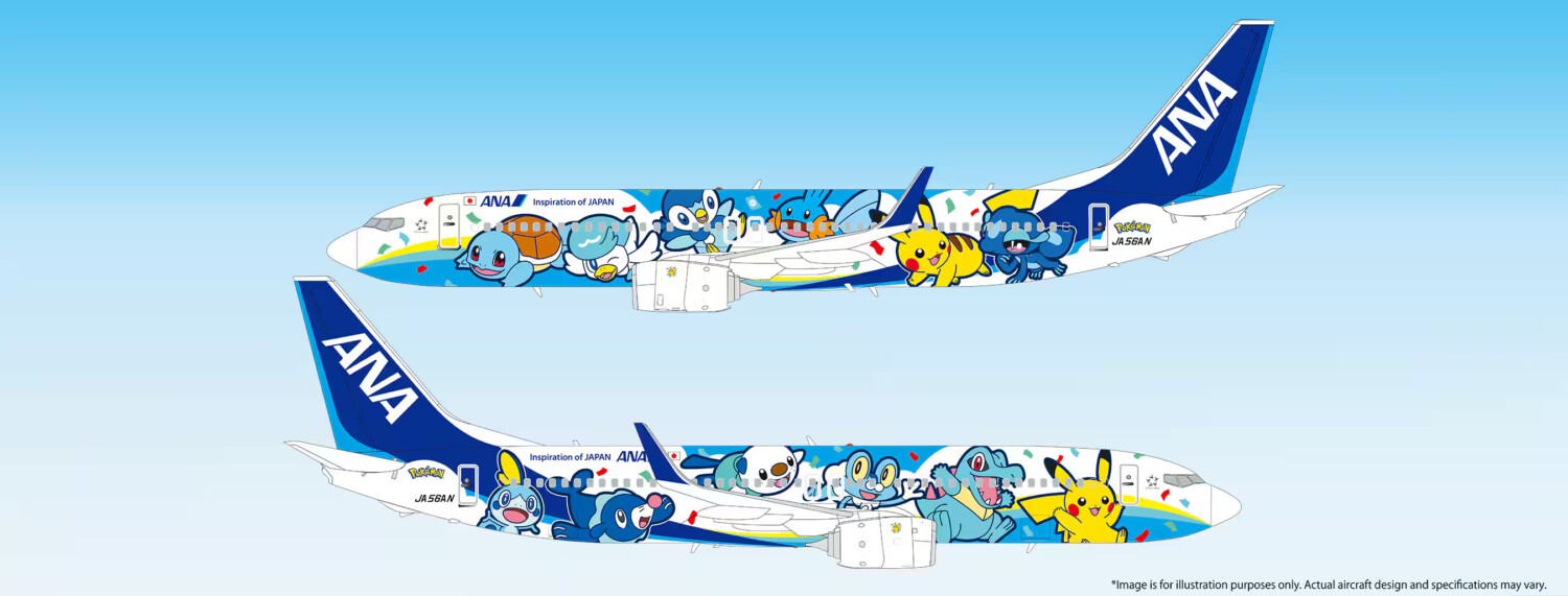 ¡ANA revela el diseño del Pokémon Jet Blue para el 30.º Aniversario de la franquicia! — PokeWave