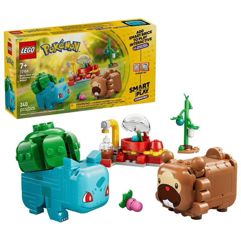 LEGO® Pokémon™ SMART Play: Berry Bash with Bulbasaur and Bidoof
