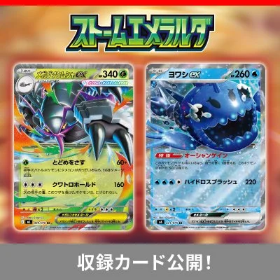¡Nuevas Cartas TCG Reveladas de la Expansión Storm Emeralda, con Mega Golisopod ex y Wishiwashi ex! — PokeWave
