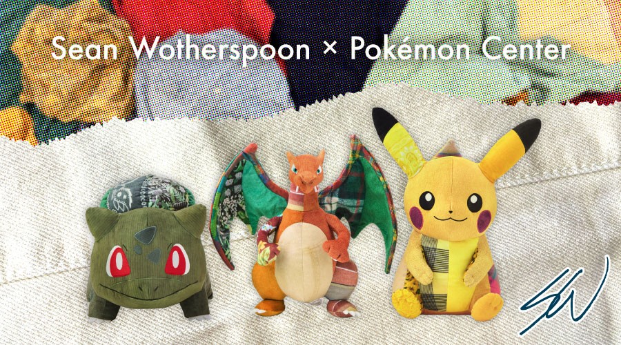 ¡Nuevos peluches de Pokémon x Sean Wotherspoon llegan al Pokémon Center! — PokeWave