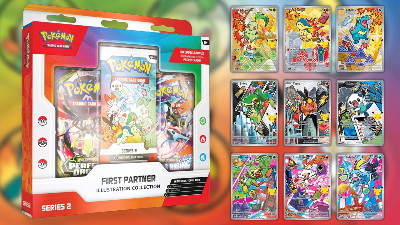 ¡Regresa la Colección de Ilustraciones de Primeros Compañeros de Pokémon TCG! Series 2 disponible en Amazon — PokeWave
