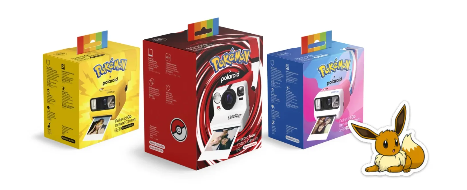 Polaroid x Pokémon instant cameras