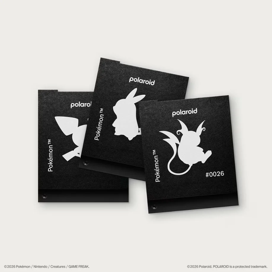 Polaroid x Pokémon Pikachu film darkslides