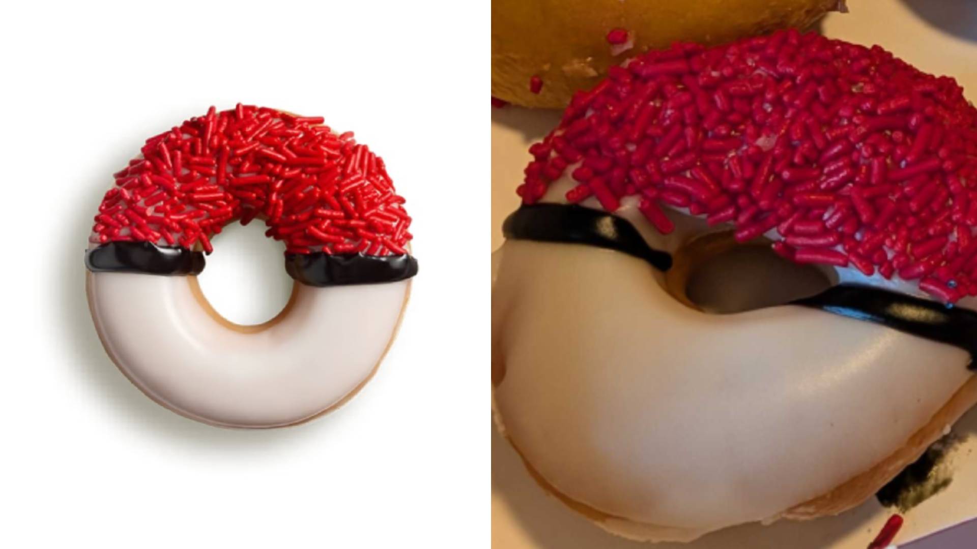 Poke Ball Donut Comparison