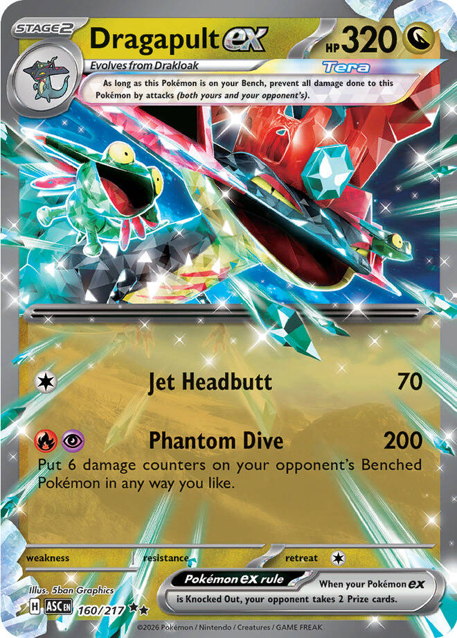 Dragapult ex from Ascended Heroes (#160)