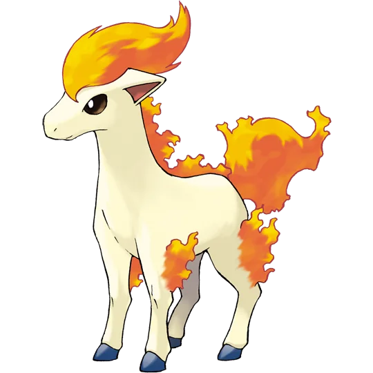 A Ponyta (Standard Pokédex Art)